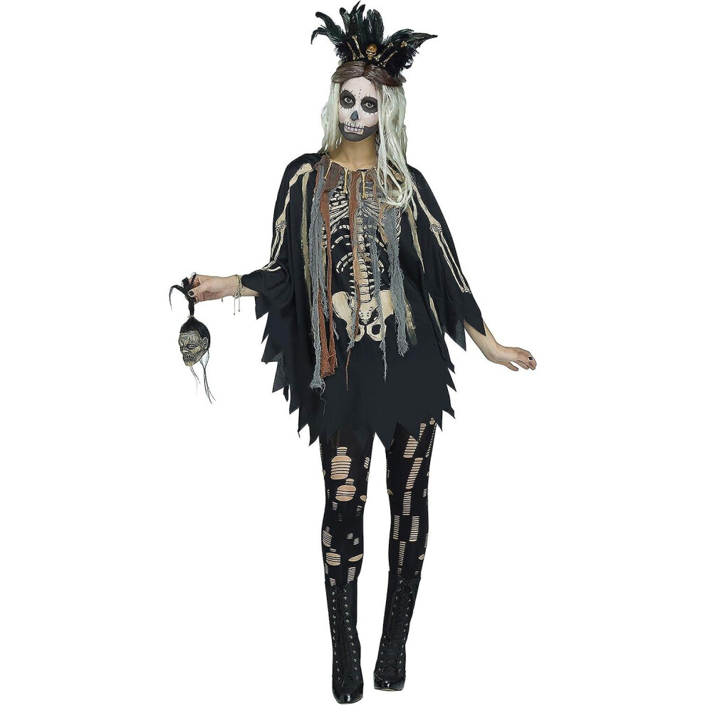 Voodoo Poncho Fancy Dress Costume