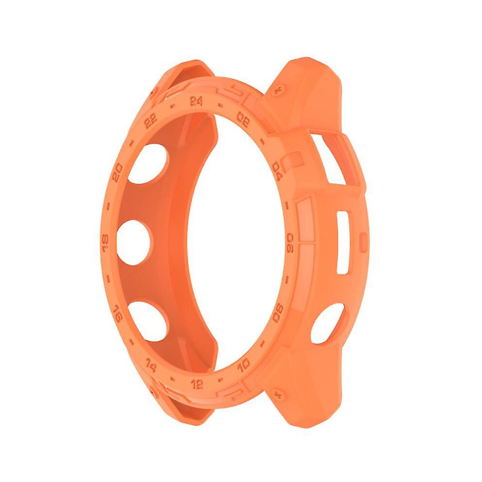 (Orange2724) Protector Case For Garmin Fenix 7X Armor Case Smart Watch Tpu Cover Silicone Bumper For Fenix7x Protective Frame Shell Sleeve 9372166310813