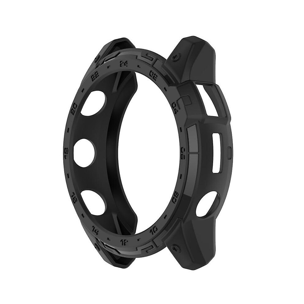 (black2727) Protector Case For Garmin Fenix 7x Armor Case Smart Watch Tpu Cover Silicone Bumper For Fenix7x Protective Frame Shell Sleeve