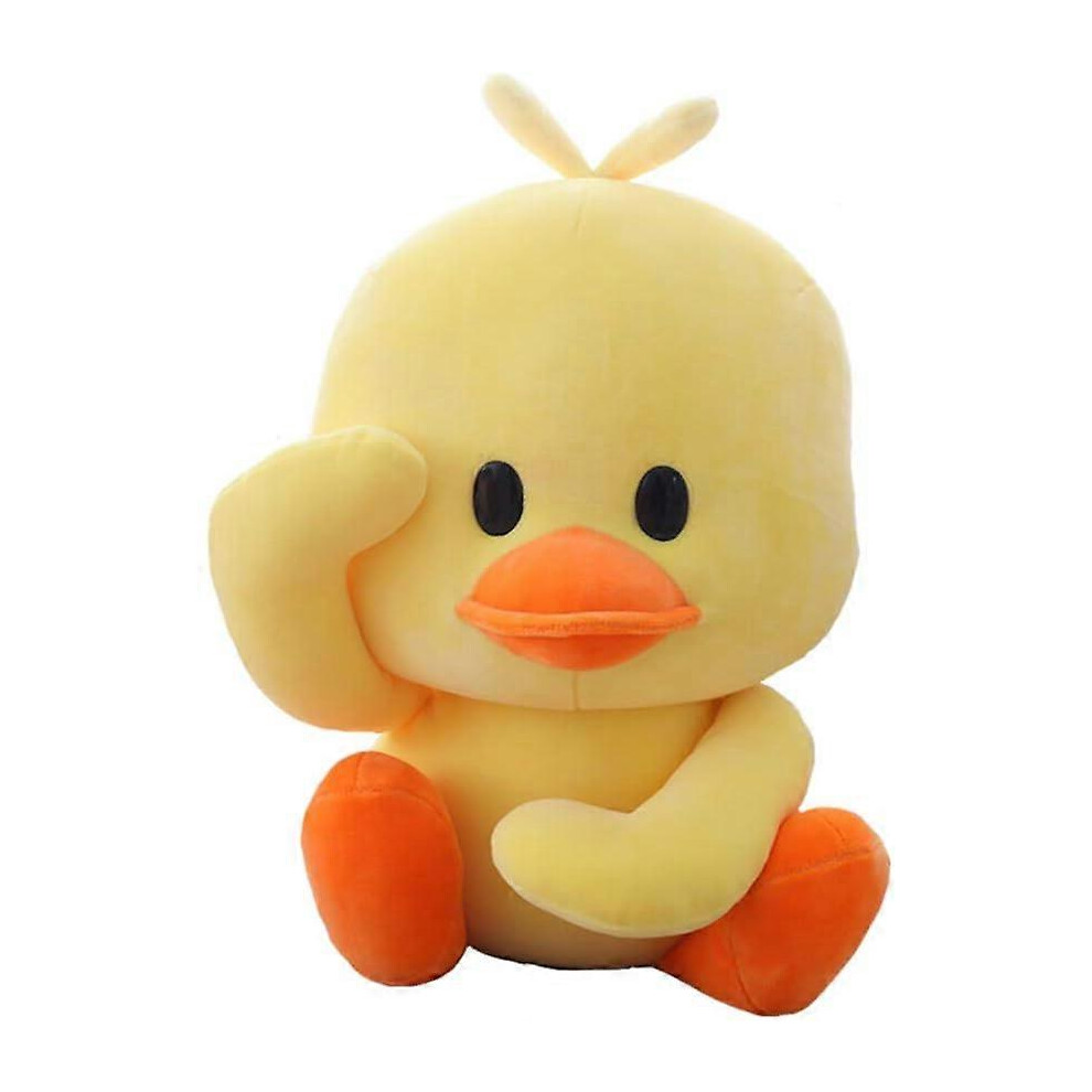 Konhill (As Show, One Size) 11.8Inch Plush Duck Stuffed Animal Soft Toys Duckling Duckie Stuff, Funny Cuddly Gifts For Kids Baby Yellow