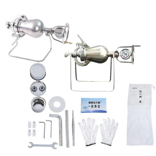 (230ml) Thickened Popcorn Maker Hand-cranked Cannon Puffing Machine Gourd Type 2
