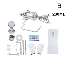 (230ml) Thickened Popcorn Maker Hand-cranked Cannon Puffing Machine Gourd Type