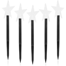 (As show, One size) 5Pcs Creative Light Accessories Solar Light Decors Lawn Lamp Accessories Holiday Lamp Decors