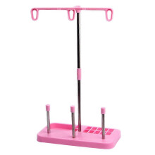 (As show, One size) Cone Holder Stand Metal Thread Rack Sewing Machines Home Embroidery Machine Embroidery Thread Holder Floss Bobbins