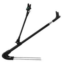 (As show, One size) Stainless Steel Fishing Rod Holder Practical Fishing Pole Holder Rod Holder