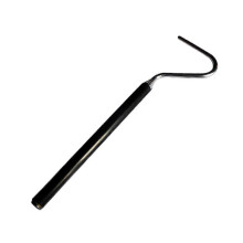 (As show, One size) Stainless Steel Snake Hook Adjustable Long Handle Catching Tools Trap Tong 100cm
