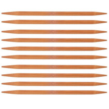 (As show, One size) 15 Sets Double Pointed Bamboo Knitting Needles Bamboo Double Pointed Knitting Needles Crochet Knitting Needles