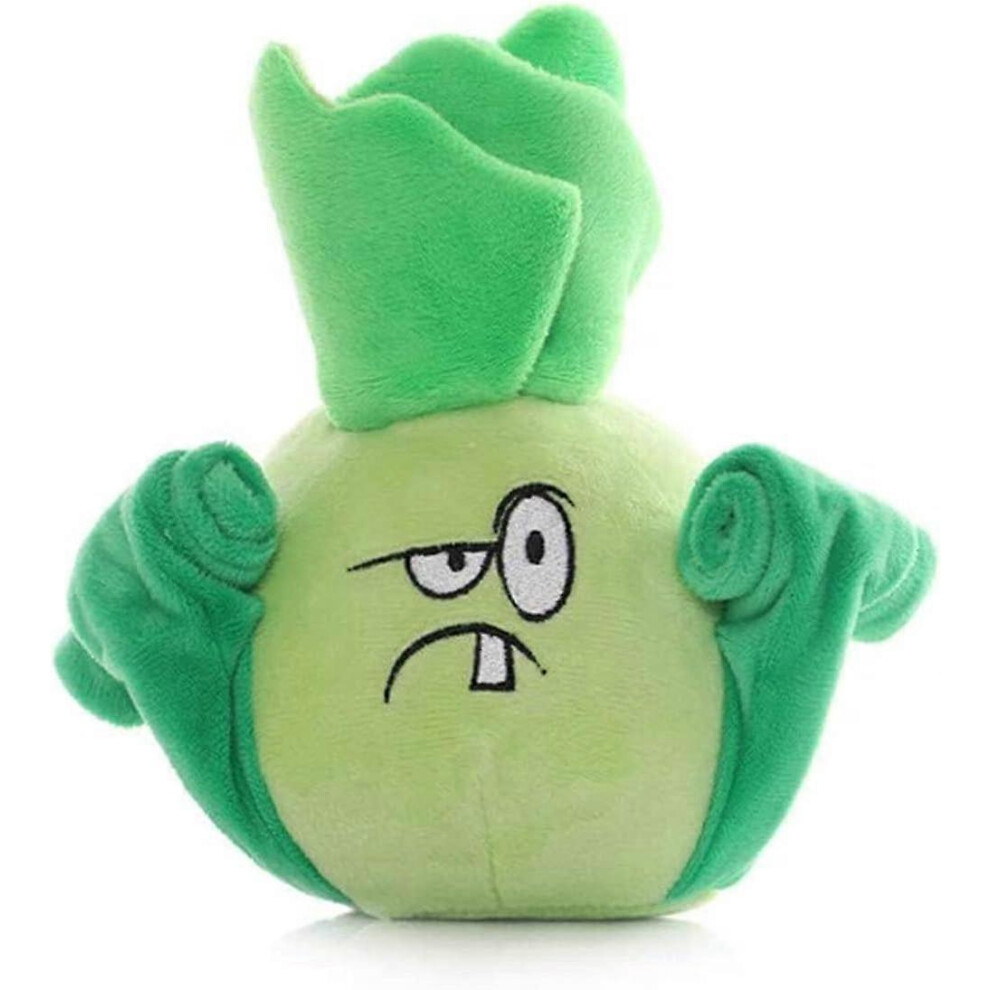 Konhill (As Show, One Size) 6" Pvz Plush Bonk Choy Toys Pvz 1 2 Stuffed Soft Zombies Doll Chinese Cabbage Plant Toy New