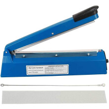 (300mm) Heat Sealer Machine, Impulse Heat Sealer Machine 12inch with 8 Temperature Modes, Plastic Bag Sealer Heat Sealing Machine, Shrink Wrap Sealer Machine
