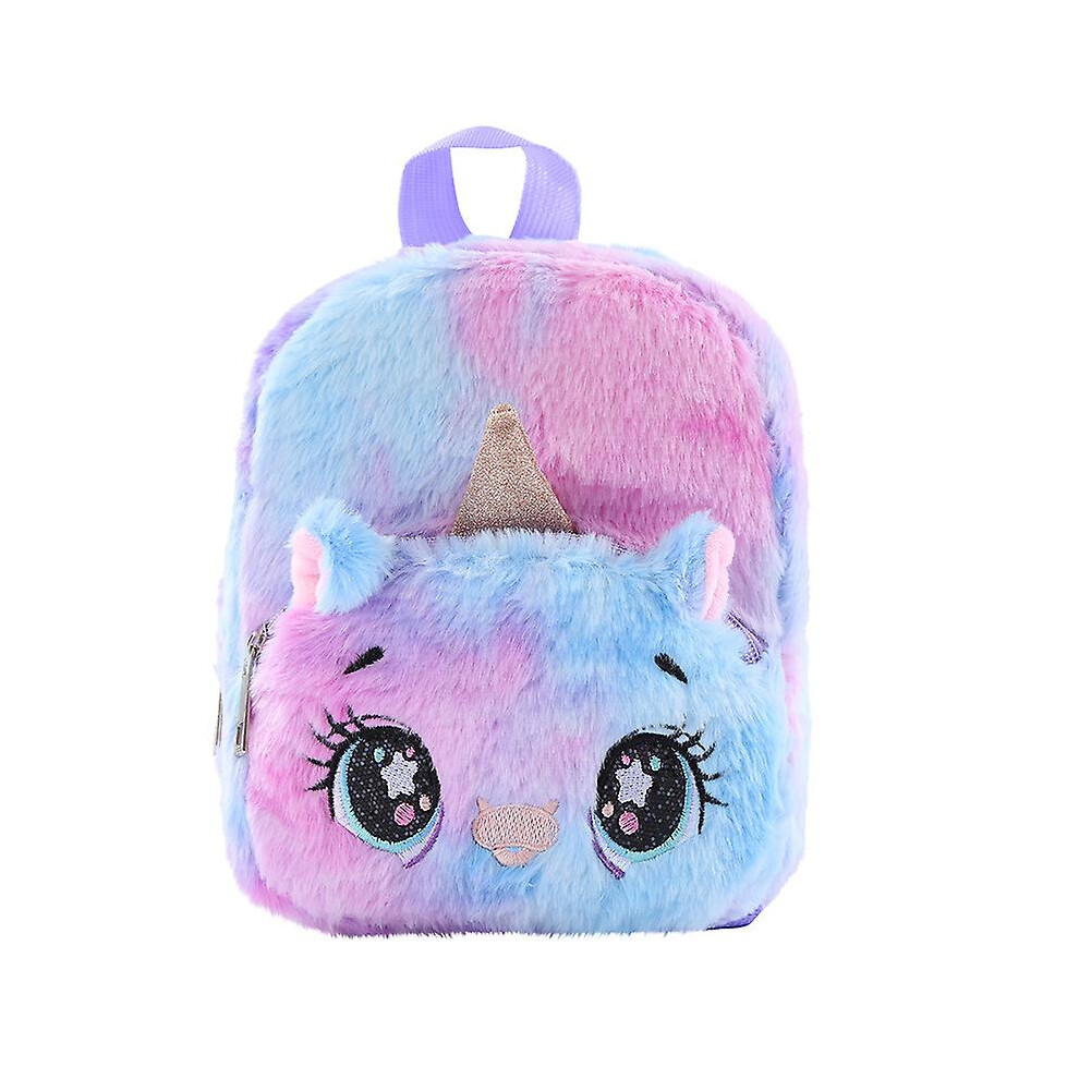 Konhill (As Show, One Size) Unicorn Cute Backpack For Kids, School Bags For Nursery Toddler Bookbags Plush Soft Mini Backpack Unicorns Gifts For Little G Pink