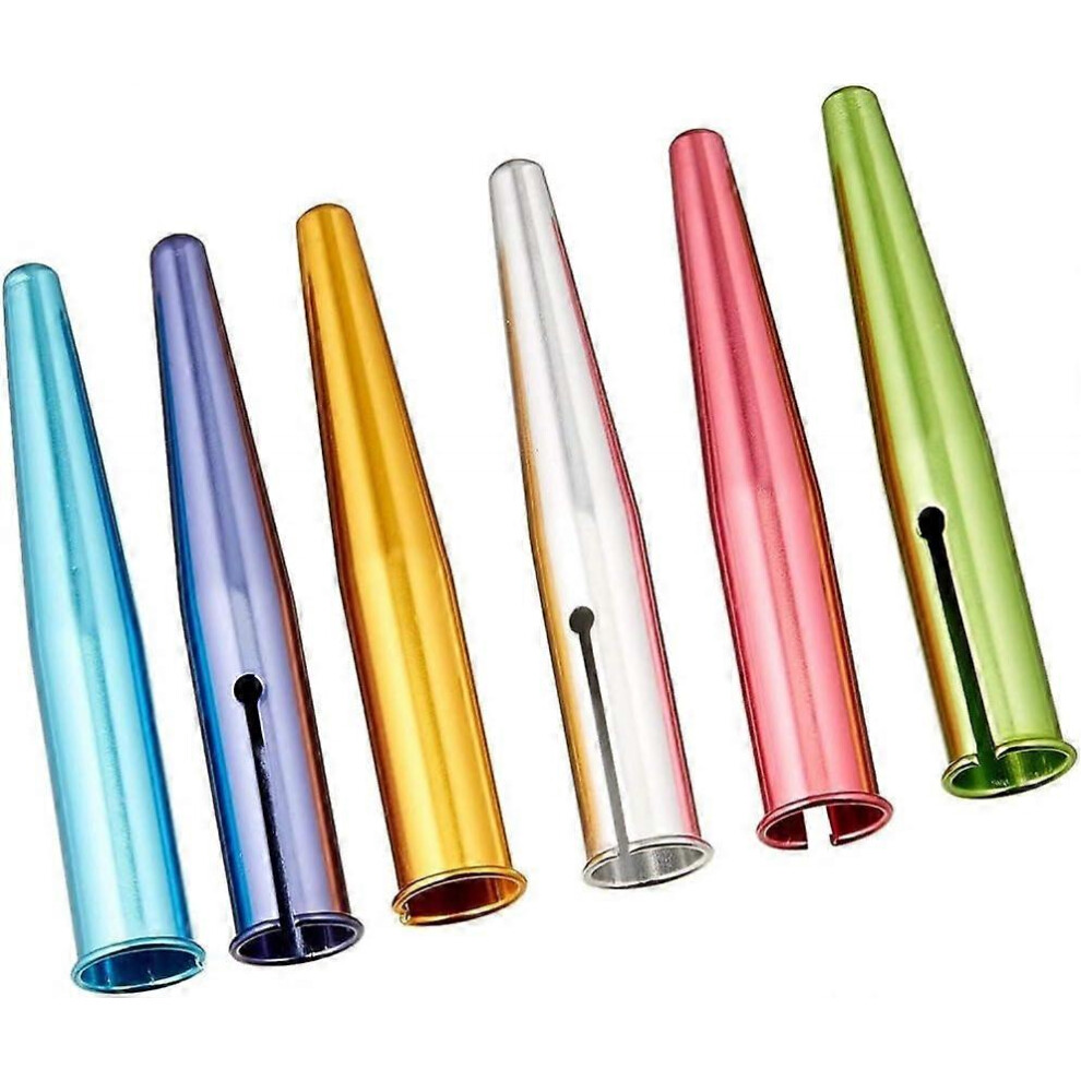 Konhill (As Show, One Size) Pencil Caps 6-Pack Metallic