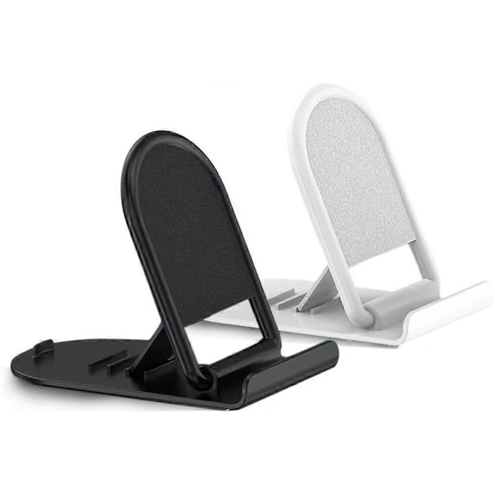 Konhill (As Show, One Size) Portable Desktop Phone Holder,Pack Of 2 Foldable Pocket Size Stands, Universal Adjustable Phone Holder Compatible With All Smartph