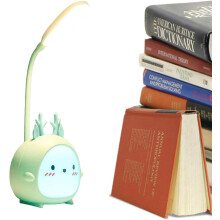 (Blue) Animal Reading Lamp, 3 Modes Deer Design Eye Protection Reading Lamp, Eye Protection LED Children's Bedside Night Light Student Learning Lamp