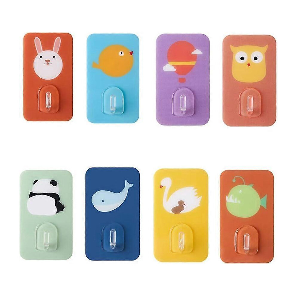 Konhill (As Show, One Size) Wall Hooks For Kids Sticky Wall Hooks For Kids Cute Wall Animal Hooks Coat Hooks For Kids Towel Hooks For Kids Kids Hooks For