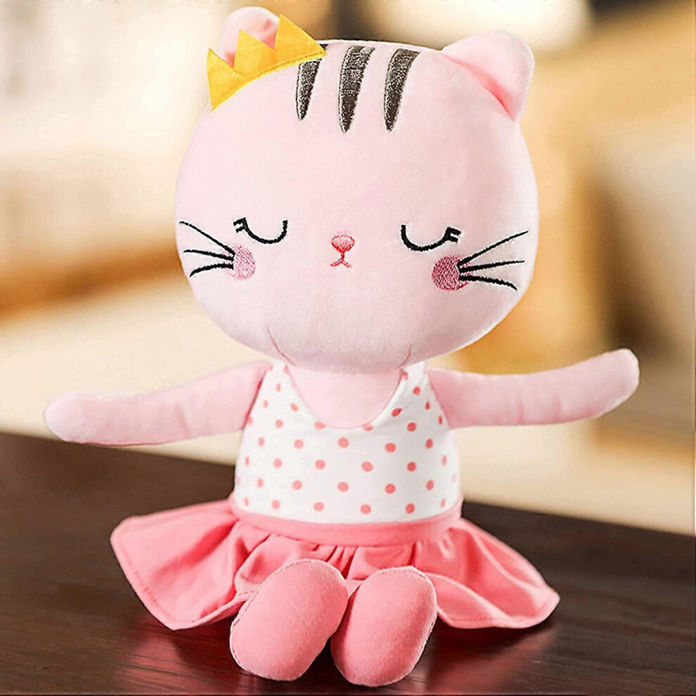 Konhill (As Show, One Size) Ballerina Dolls Kitty Plush Cat Toys Ballet Dance Recital Gifts For Girls 13.5 Inches
