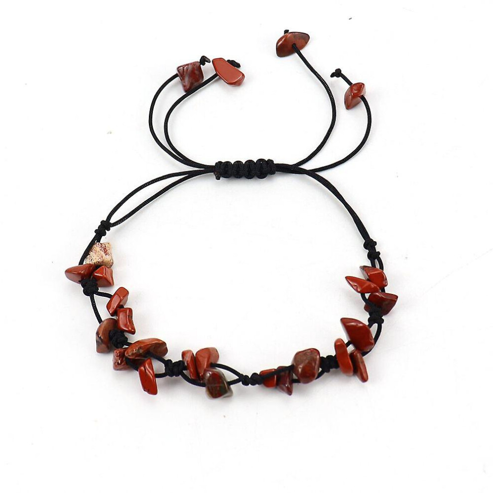 Konhill (As Show, One Size) Handmade Natural Gemstones Bracelet 7 Chakras Healing Crystals Bracelet Yoga Stone Beads Bracelets Meditation Bangle For Womens Me