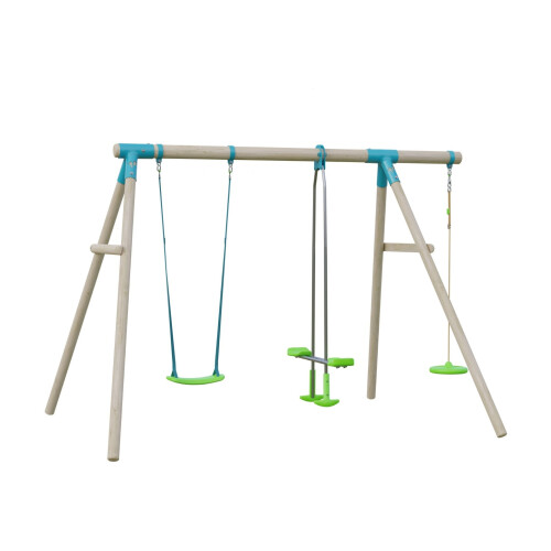 TP Sherwood Triple Wooden Swing Set