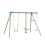 TP Sherwood Triple Wooden Swing Set 2