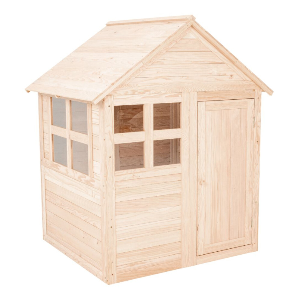Tp Toys Buttercup Cottage Wooden Playhouse - Fsc Certified Light