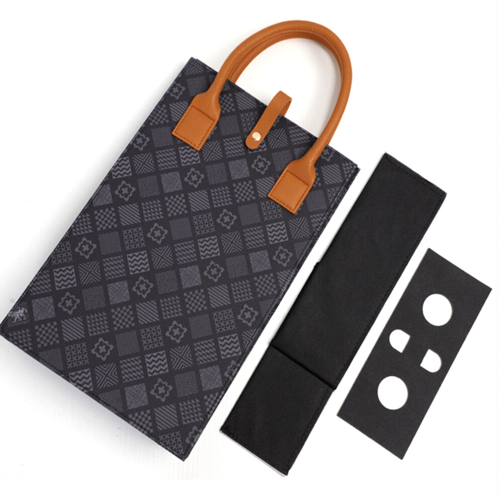 Unisex Bottle bag Shoulder Bag, Wine Bags, Bottle-Bag,, Removable Divider Reusable Gift Handbag for Party BBQ Picnic Travel