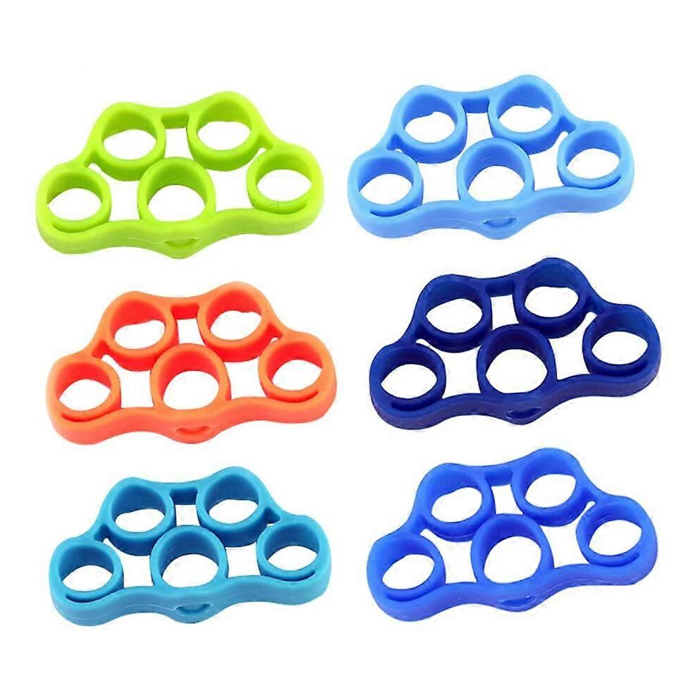 Konhill (As Show, One Size) Hand Resistance Grip Strengthener Finger Stretcher Hand Extensor Exerciser Strength Trainer Gripper Sets For Forearm Exercise, Rel