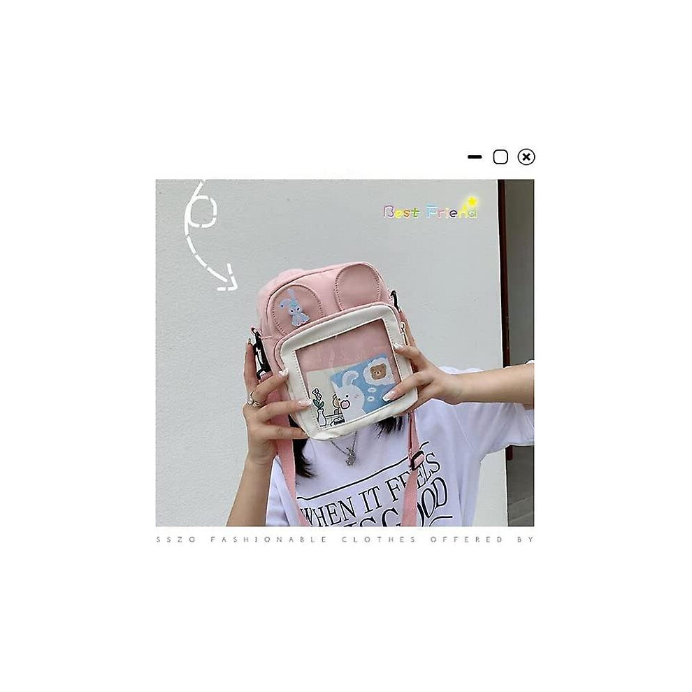 Konhill (As Show, One Size) Cute Mini Crossbody Bag Cute Travel Tote Bag Purse With Adjustable Shoulder Strap Fashion Handbag