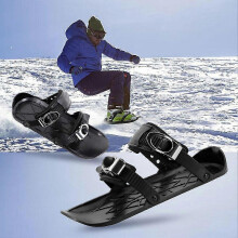(2, One size) Mini Ski Skates For Snow The Short Skiboard Snowblades Unisex Winter Outdoor Sport Ski Shates