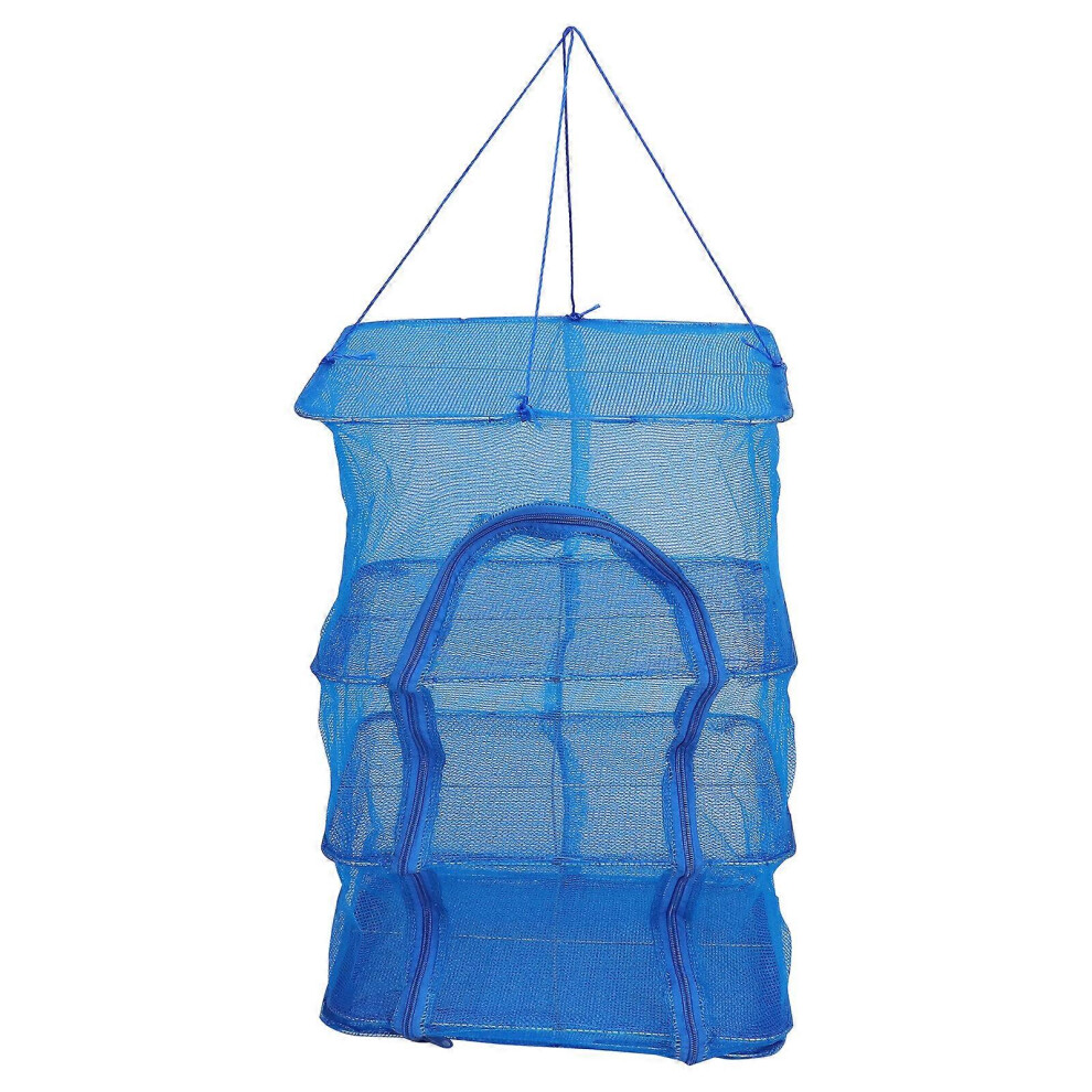 (As show, One size) 1pc Folding Drying Net Multi-Function Drying  Vegetable Fish Hanging Mesh-image-OPC-PG87CW8-NEW
