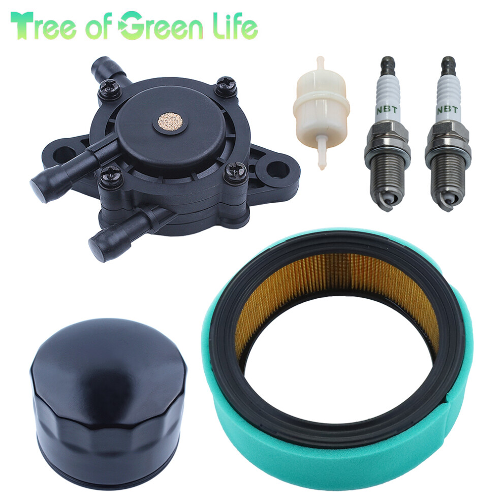 Air Filter Fuel Pump Oil Filter Tune Up Kit for Kohler CH18 CH20 CH22 CH23 CH25 CV17 CV18 CV19 CV20 CV22 Engine Lawn Mower