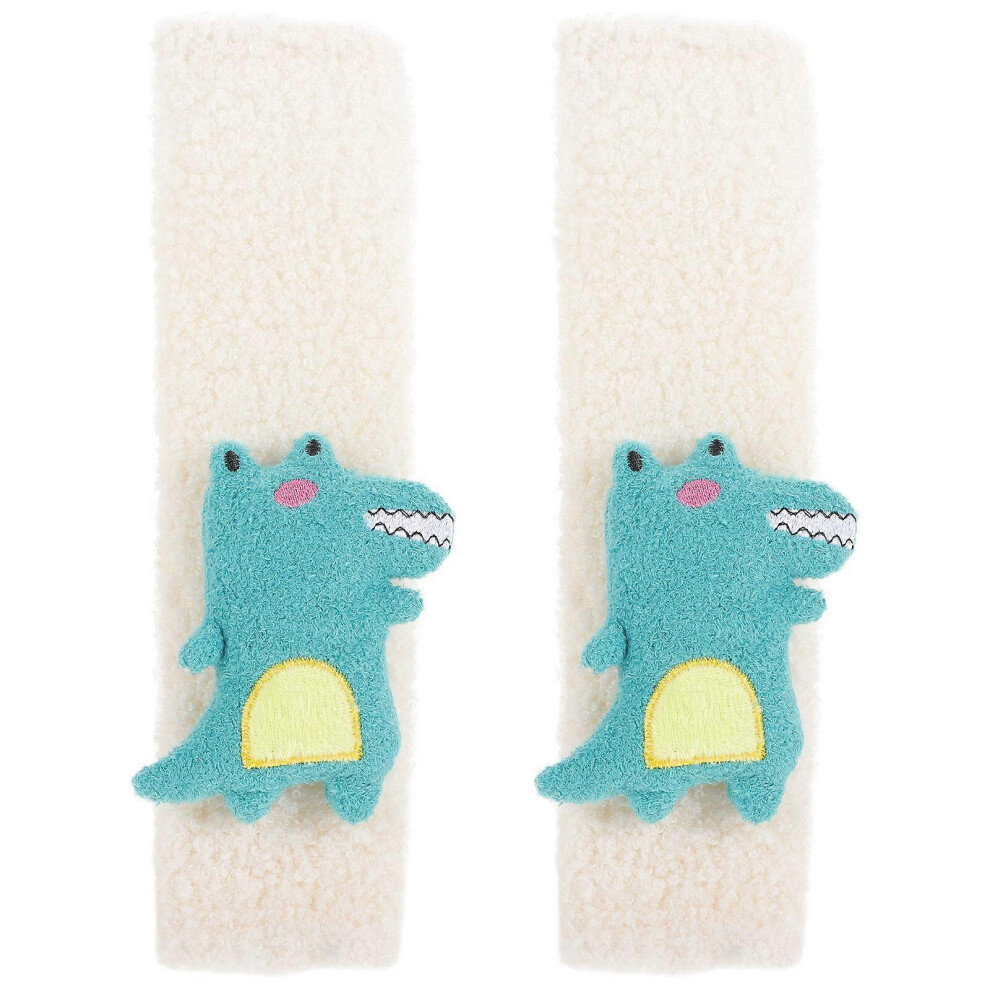 Kricely (As Show, One Size) 2Pcs Seatbelt Covers Stroller Strap Covers Car Seat Parts Replacement Seatbelt Pads For Kids
