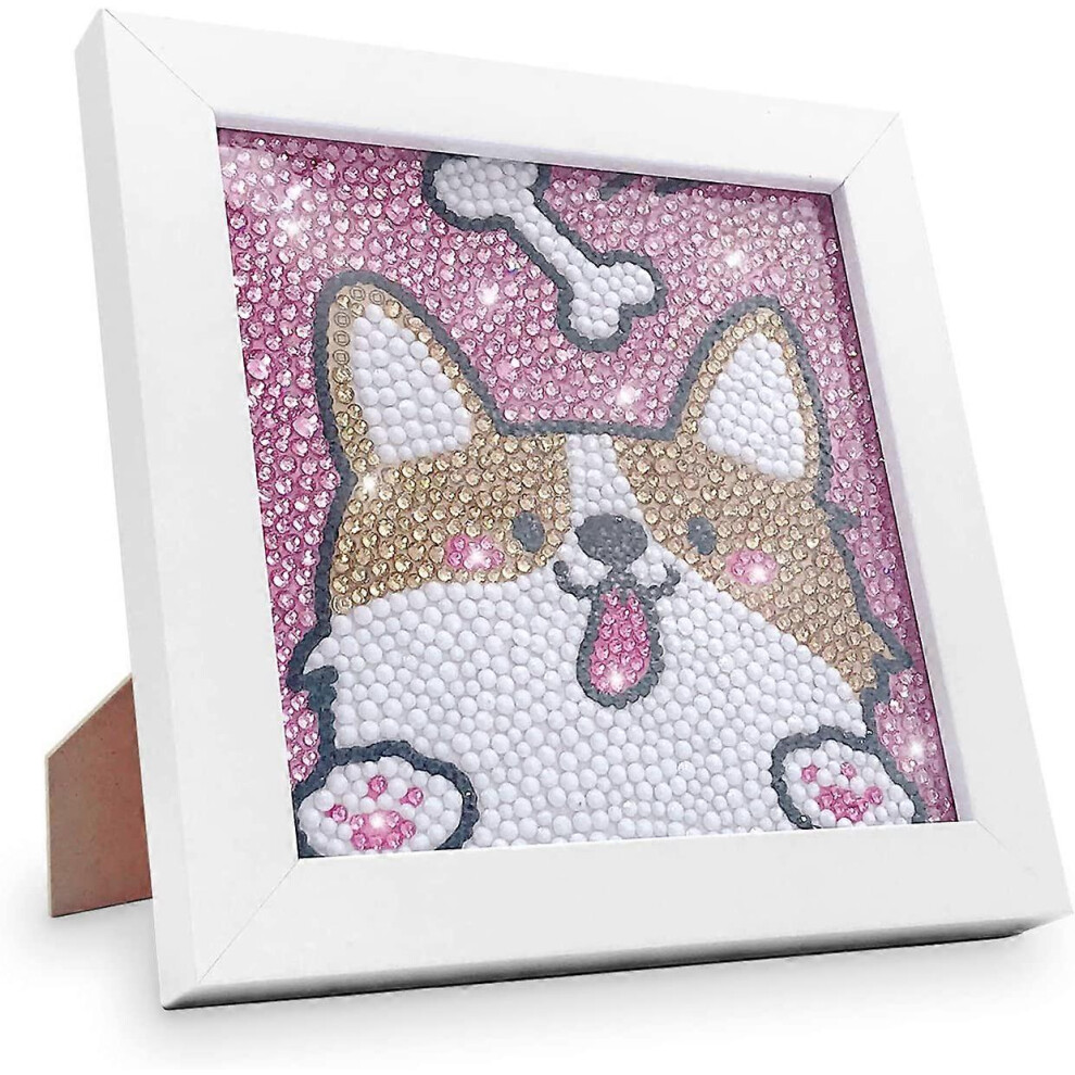 Konhill (As Show, One Size) Diamond Painting Diy Kit With Frame, Painting By Number Kits Parent-Child Family Activities, Mosaic Art And Crafts Gift For Kids A