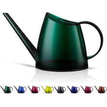 (As show, One size) Watering Can Indoor Green Watering Can for Bonsai House Plants Garden Flower Long Spout 1.4L 1/3 Gallon Small Translucent Modern