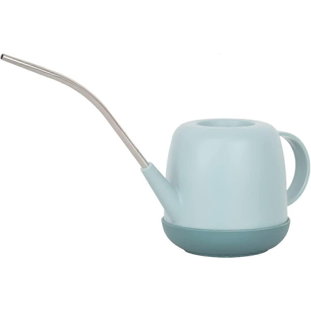 Konhill (As Show, One Size) Watering Can Modern Indoor Watering Can For House Plants 1.2L, Succulents, Bonsai Or Herb Gardens Watering Can With Long Spou Blue