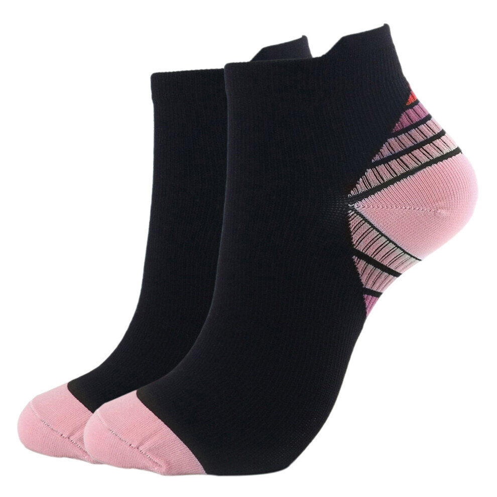 (Rose, S/M) 2 paires de chaussettes pour femmes, chaussettes de sport pour hommes, chaussettes de compression