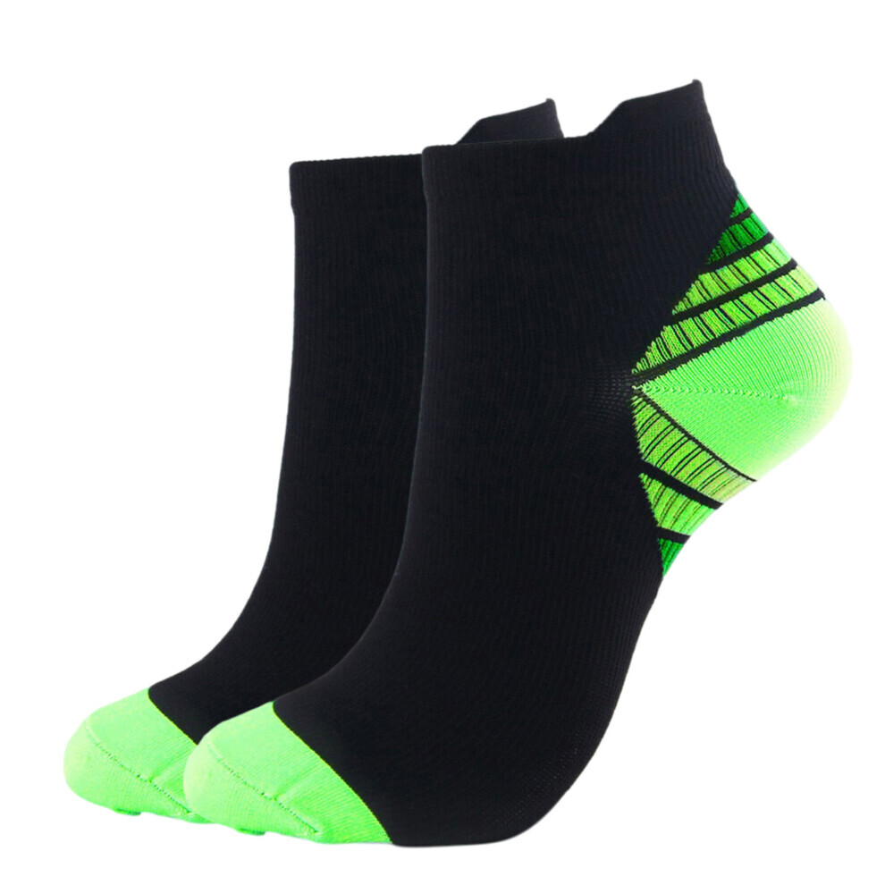(Vert, L/XL) 2 paires de chaussettes pour femmes, chaussettes de sport pour hommes, chaussettes de compression