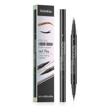 (brown) 2-in-1 Dual-ended Eyebrow Pencil With Micro-fork Tip And Precision Brush For Natural-looking Brows