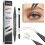(Light Brown) 2-in-1 Dual-ended Eyebrow Pencil With Micro-fork Tip And Precision Brush For Natural-looking Brows 1