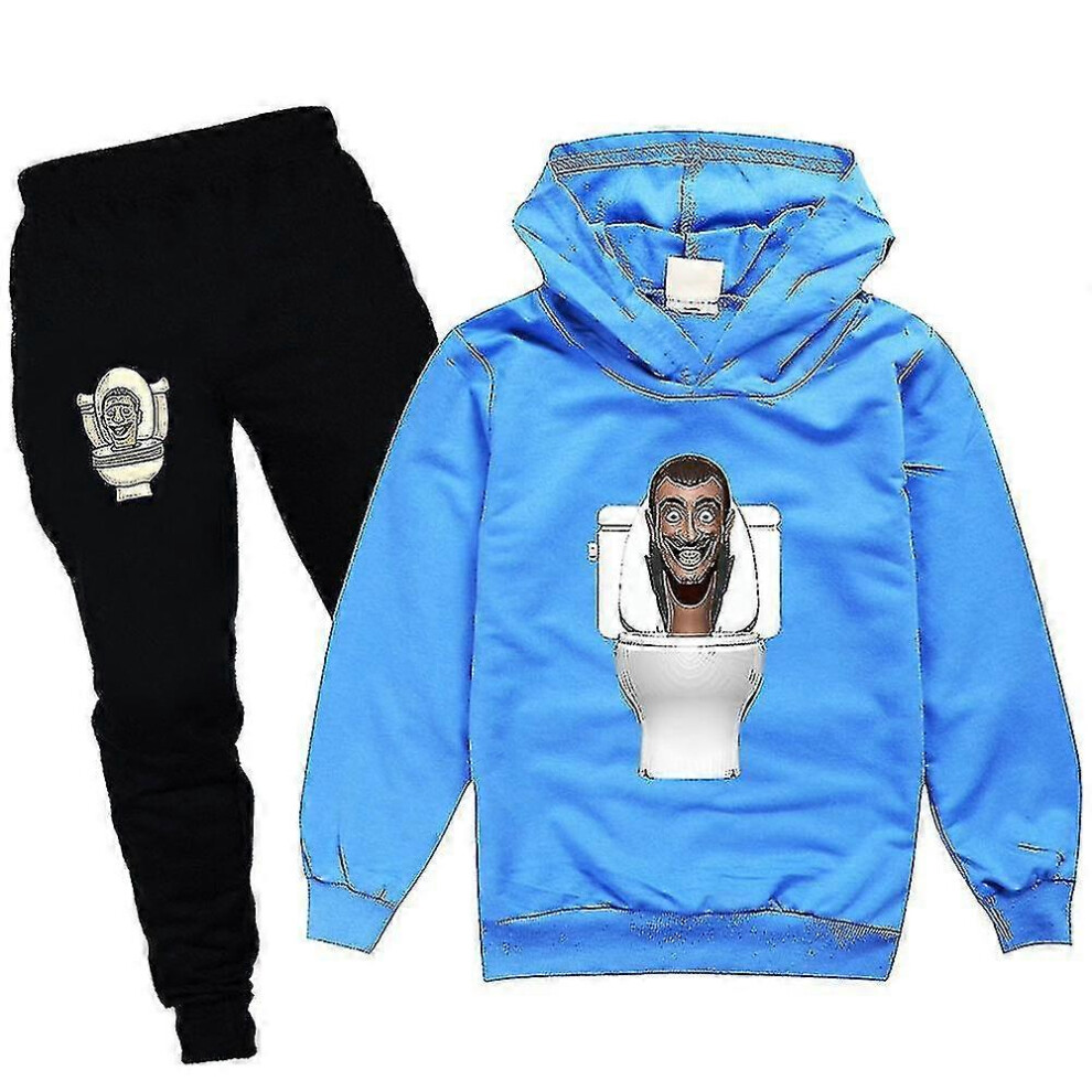 (6T(130), Pink) Kids Skibidi Toilet Hoodie Toddler Boys Girls Skibiditoilet Clothes Hoodies Pants 2pcs Sets Cute Children Costume Kids Tracksuit T-image-OPC-PG88585-NEW