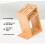 Bamboo rest Solid wood inclined kitchen rest Hollow ventilation kitchen supplies functional bamboo shelf 2