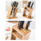 Bamboo rest Solid wood inclined kitchen rest Hollow ventilation kitchen supplies functional bamboo shelf 4