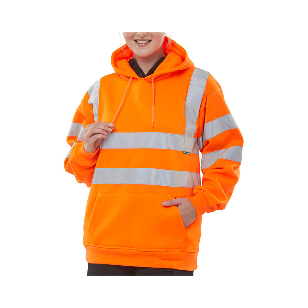 Beeswift - Hoody Pull On Sweatshirt Hi Viz Vis Oramge Yellow 5030566246067
