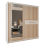 (White/Votan, 150cm)Oakland Sliding Wardrobe 2