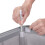 Gr8 Home Grey Double Laundry Seperation Hamper Bin Large Clothes Washing Basket 2