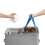 Gr8 Home Grey Double Laundry Seperation Hamper Bin Large Clothes Washing Basket 5