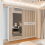 (White/Votan, 150cm)Oakland Sliding Wardrobe 1