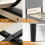 Vesgantti (Light Grey, Single - 90x190) Bed Frame with Adjustable Headboard Wooden Slats 9