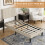 Vesgantti (Beige, Single - 90x190) Bed Frame with Adjustable Headboard Wooden Slats 1