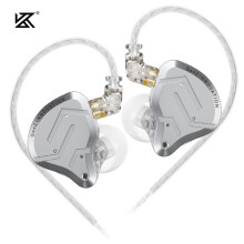KZ ZSN Pro 2 1BA+1DD Hybrid Driver In Ear Earphone HIFI Bass Earbuds Metal Monitor Earphone Sport Headset  Interchangeable earph