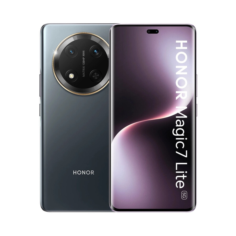 Honor Magic7 Lite - 6.78in Display, 8GB/512GB, 108MP Camera, Android 14, 5G, Snapdragon 6 Gen 1, 6600mAh, Black-image-OPC-PG88M2Y-NEW