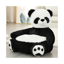 (Panda) UK 1PCS Cartoon Elephant Rabbit Monkey Pet Sofa Toy Pink Pig Lazy Child Small Sofa Chair